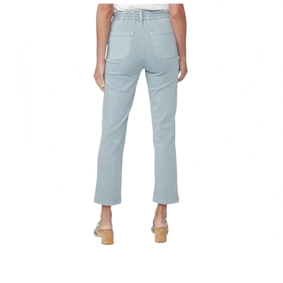 NWOT Paige Christy Straight Leg Cotton Blend Ankle Pants - Picture 2 of 13